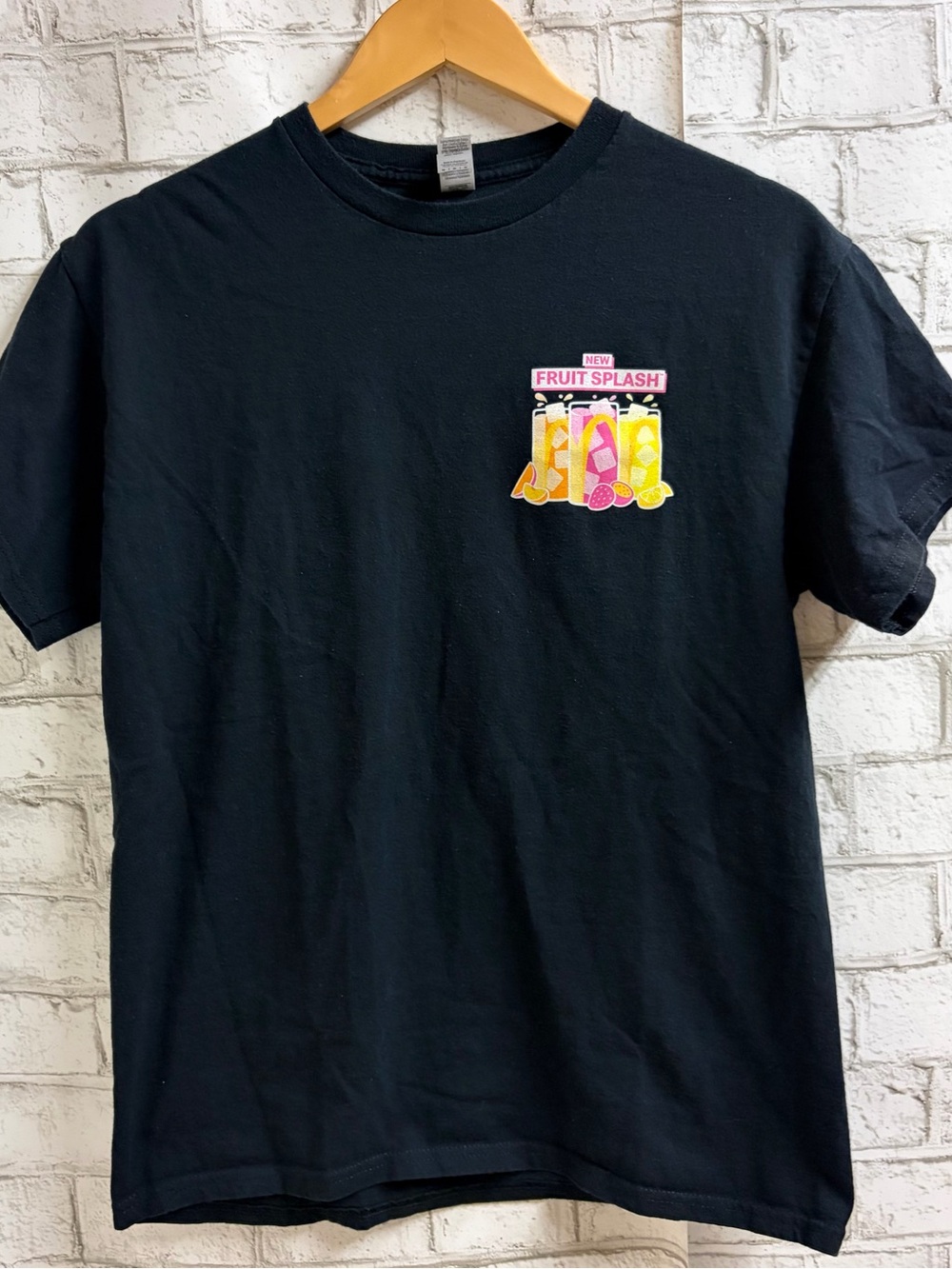 McDonald's Unisex Black Fruit Splash Logo Tee